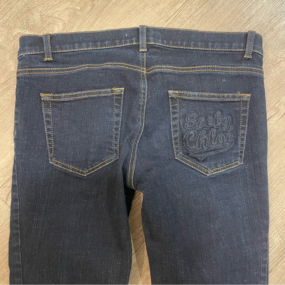 See By Chloe Women's Deep Indigo Skinny Jeans